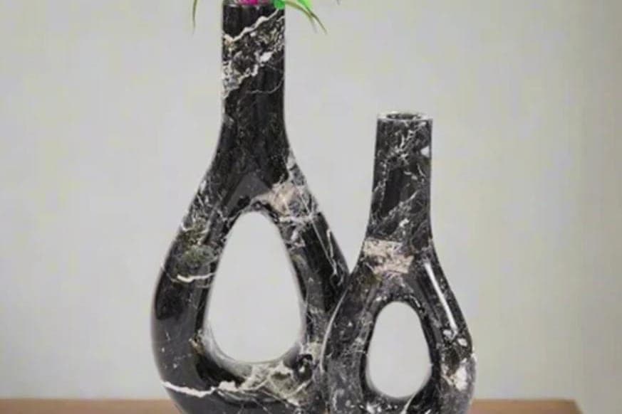 Jarrones de mármol