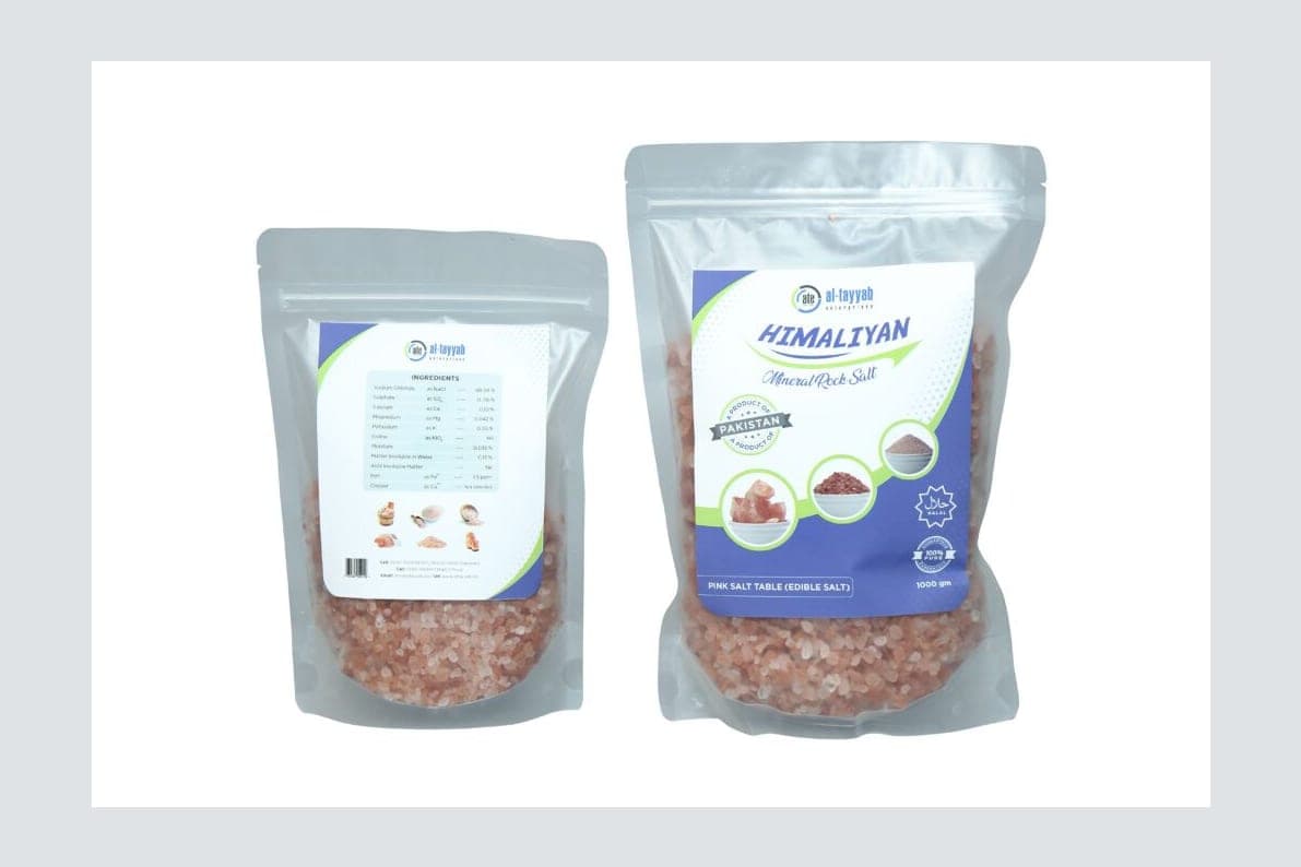 Pink Himalayan edible salt packs