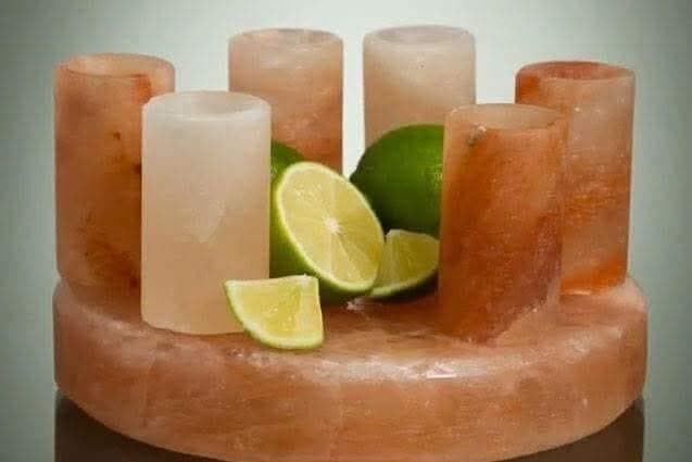 Vasos de chupito de sal